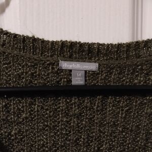 Charlotte Russe Olive Sweater
